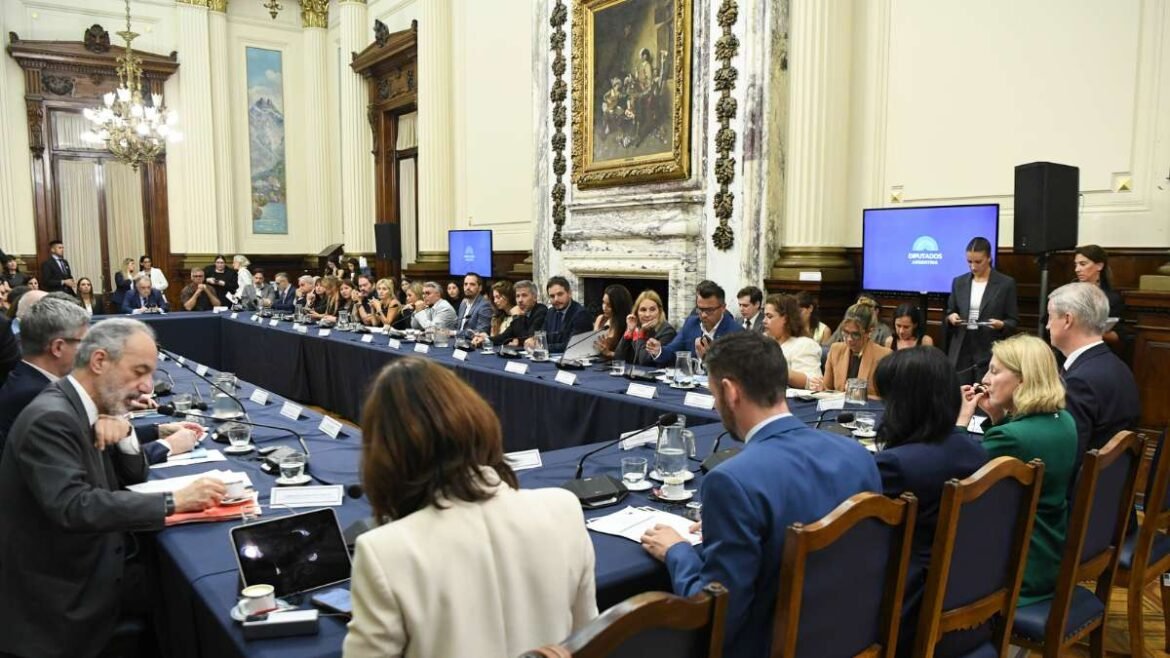 Diputados nacionales junto a miembros del parlamento europeo.