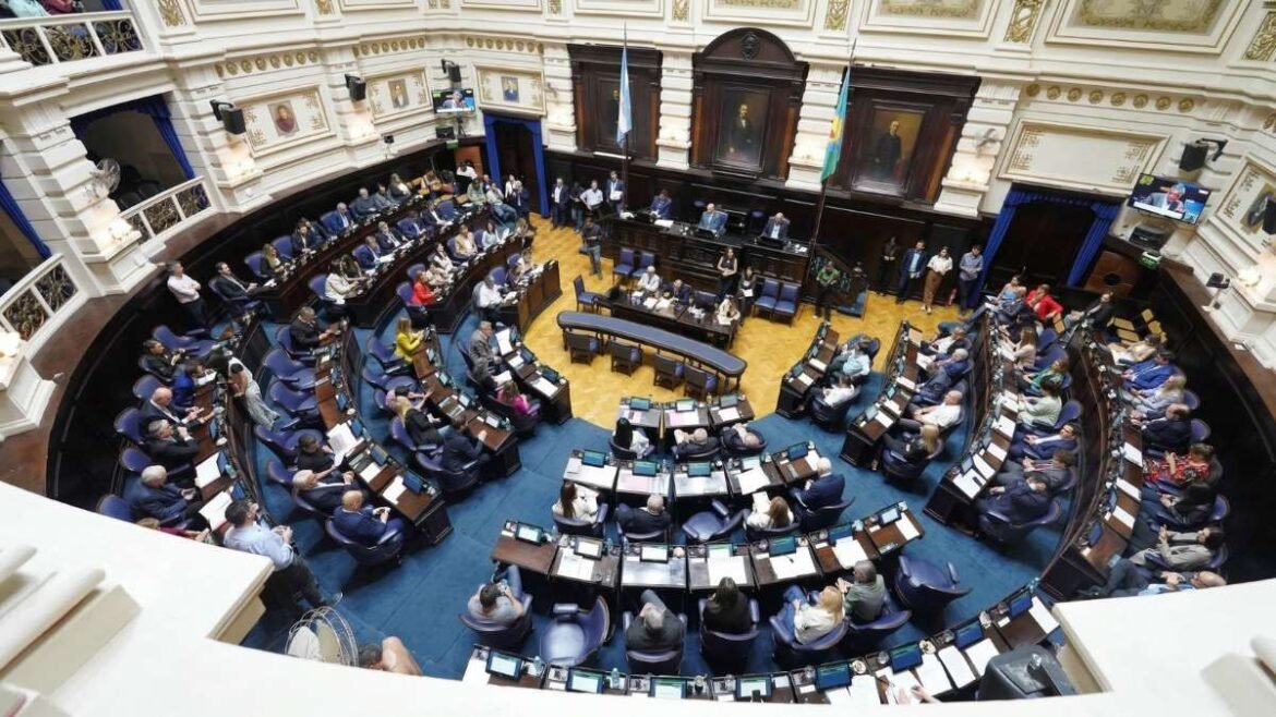 La legislatura bonaerense.