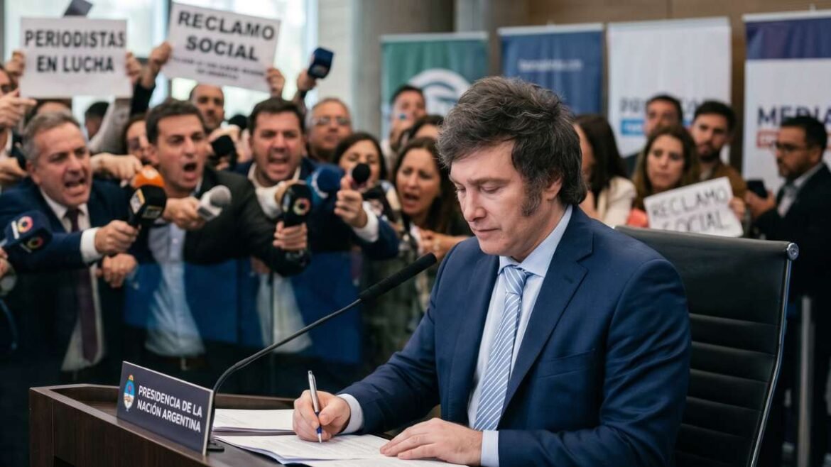 Javier Milei, presidente de Argentina.