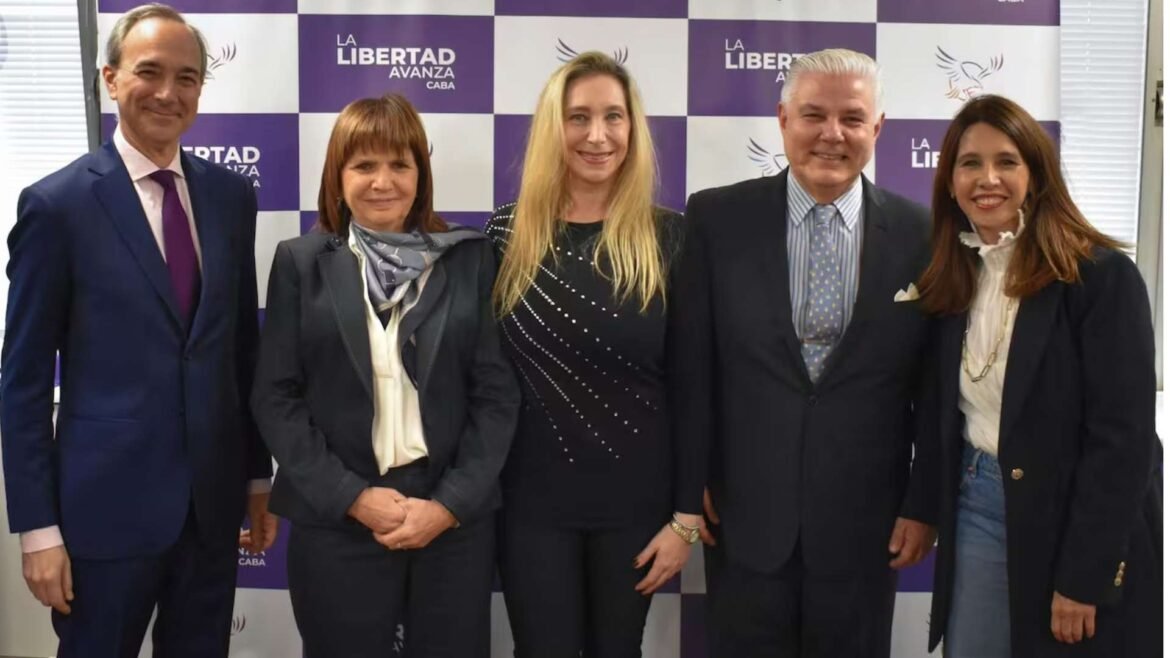 Karina Milei junto a varios referentes de la Ciudad de Buenos Aires.