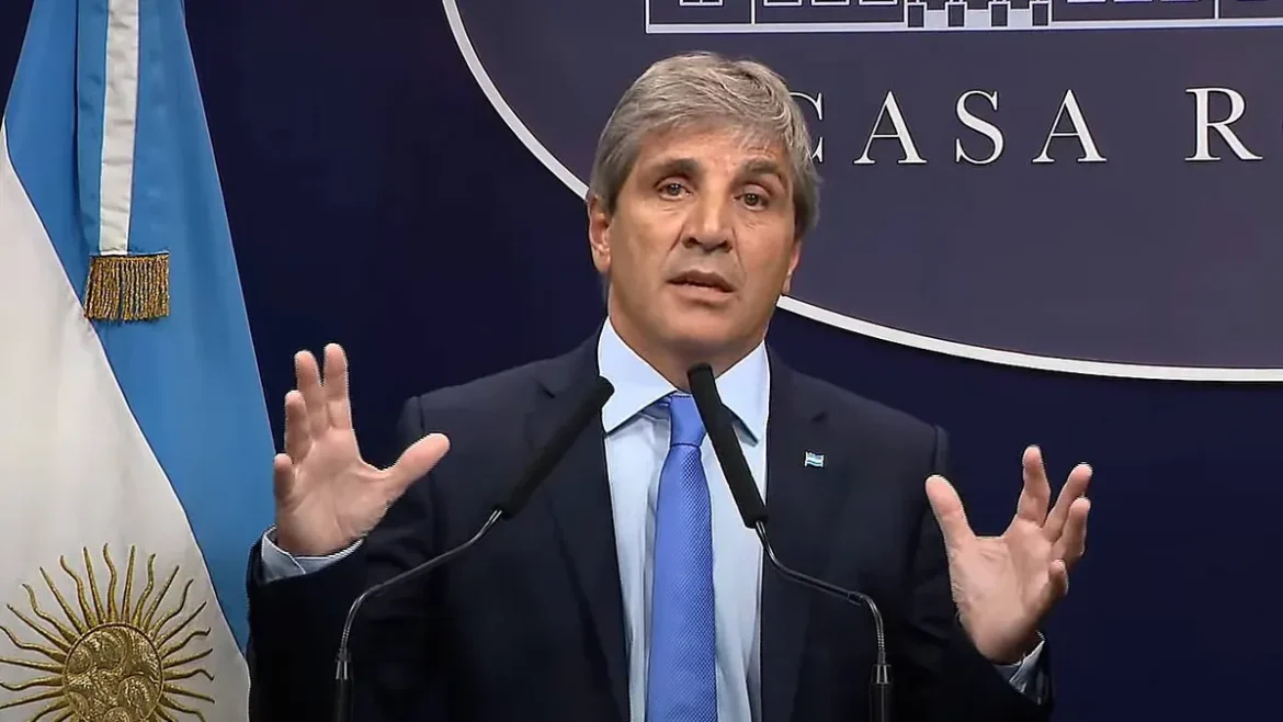 Luis Caputo, ministro de Economía.