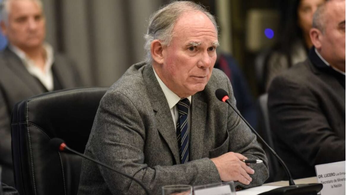Luis Lucero, secretario de minería de la Nación.