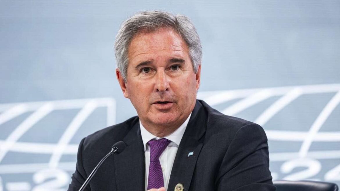 Pablo Quirno, canciller argentino.