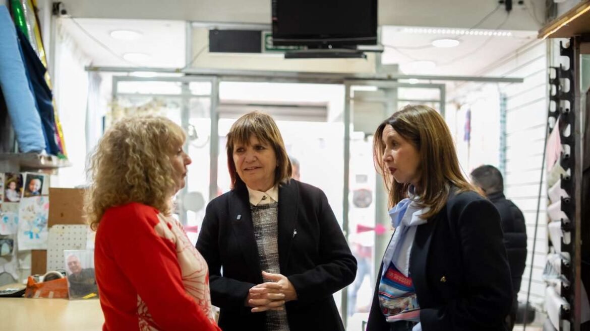 Patricia Bullrich y Pilar Ramírez de La Libertad Avanza.