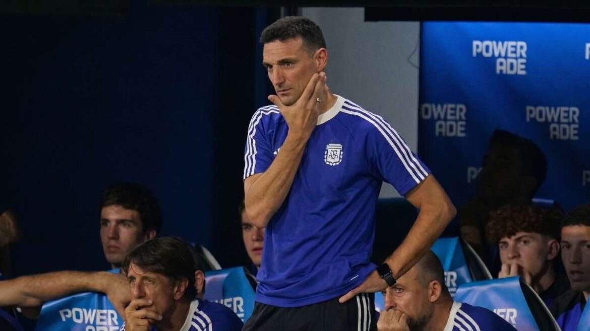 Lionel Scaloni, entrenador de la Selección Nacional.