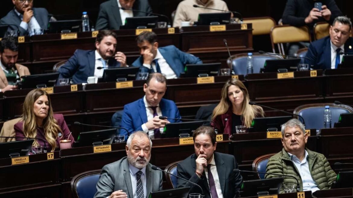 El bloque de La Libertad Avanza bonaerense.