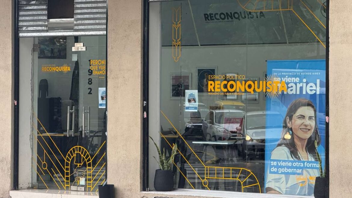 El local de Mariel Fernández, intendente de Moreno.