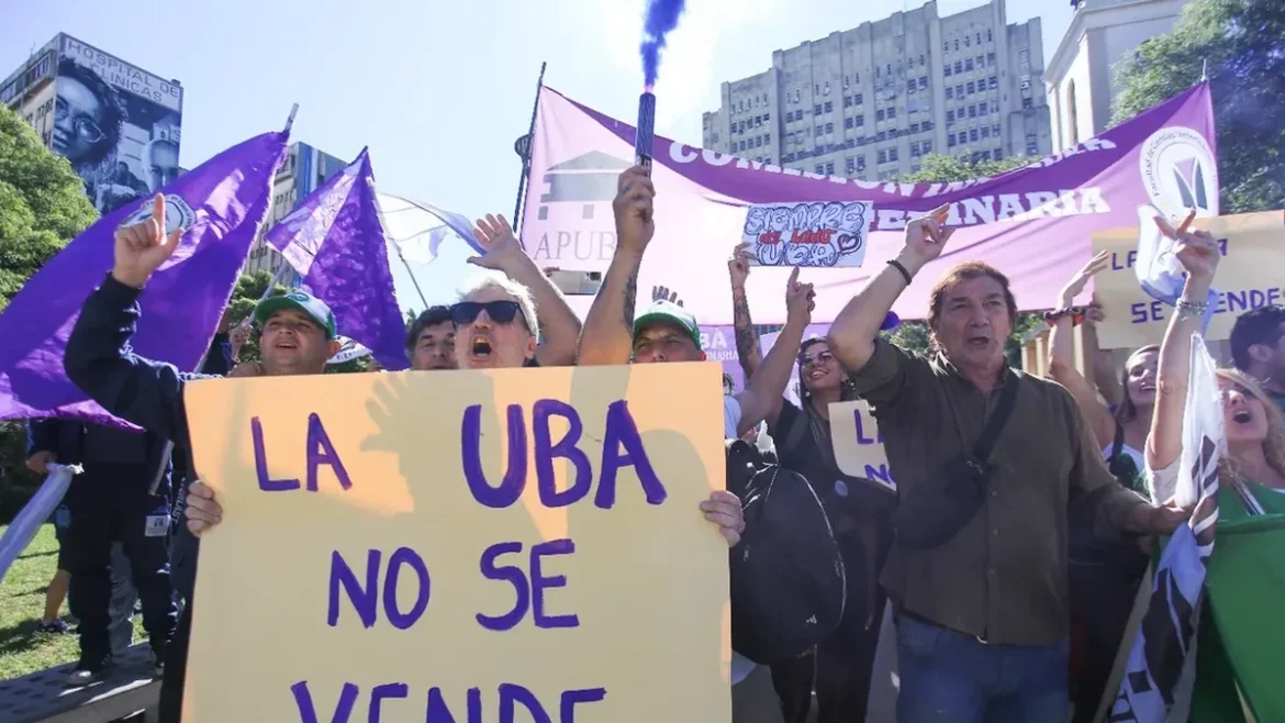 Una marcha politizada que lejos está de representar a los estudiantes.