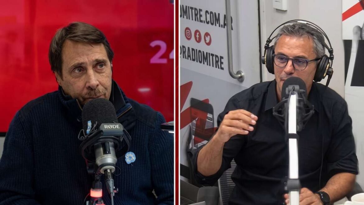 Martin Menem junto Eduardo Feinmann.