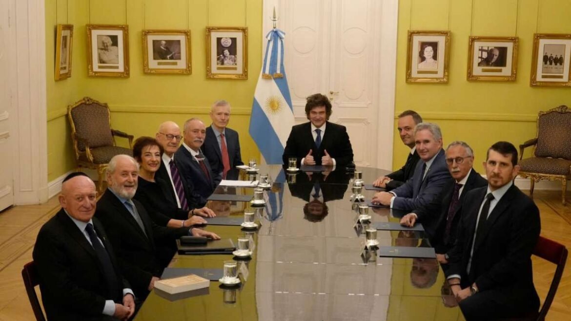 Milei en Casa Rosada.
