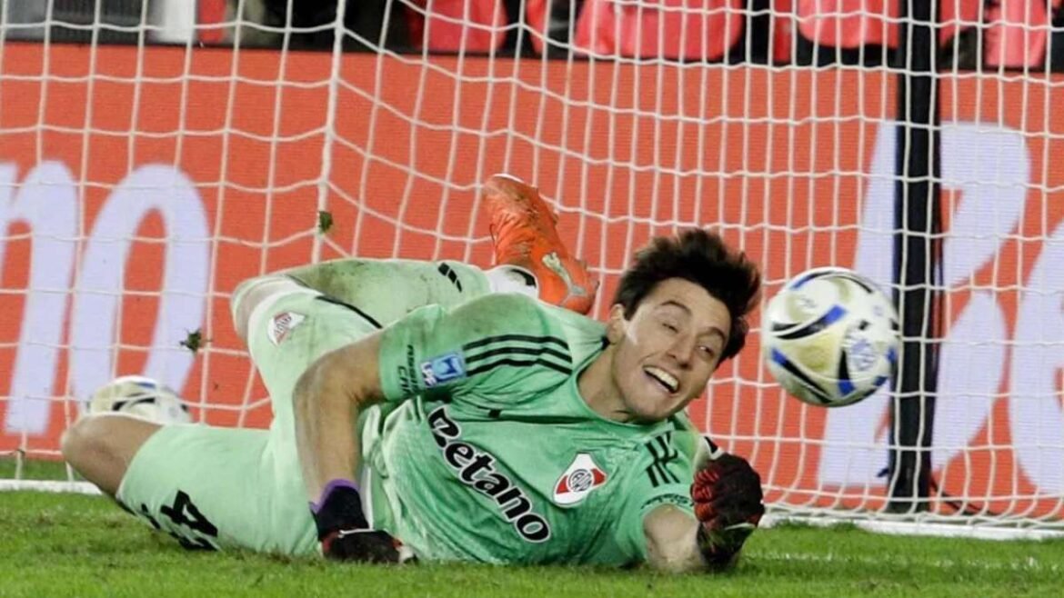 Beltrán, arquero de River Plate.